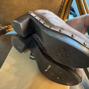 UGG Brown Platform Shoes with Textured Sole